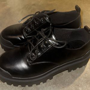 ASOS Lace Up Chunky Shoes